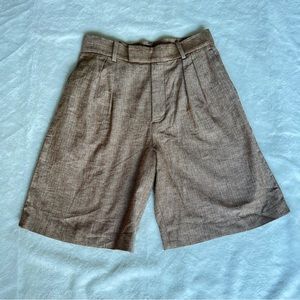NWOT Banana Republic Tweed Linen Blend Long Shorts